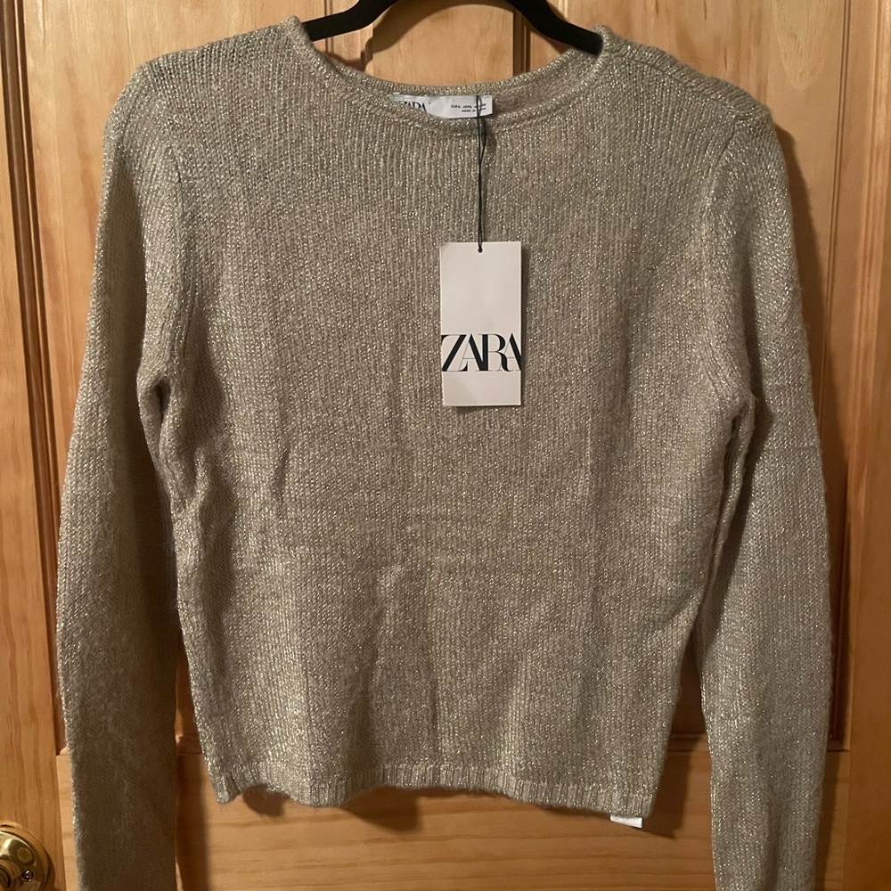 ✨ Gold, cozy cropped Sweater ✨
